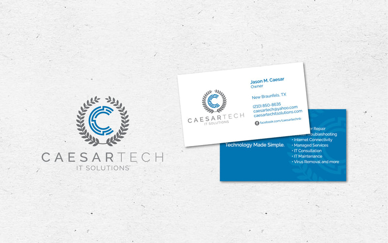 CaesarTech IT Services logo.